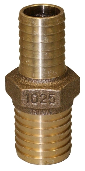 1 X 1-1/4 Red Brass Coup