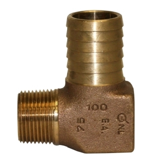 3/4 X 1 Hydrant Elbow Brass