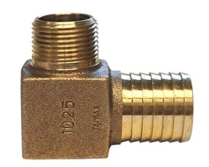 11/4x1 Brass Hydrant Elbow