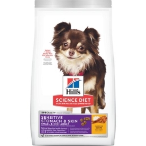 4Lb Hill's Science Diet Adult Sensitive Stomach & Skin Small & Mini Dry Dog