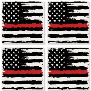 Coaster Red Line Flag