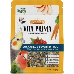 Sunseed Vita Prima Cockatiel & Lovebird 3lb