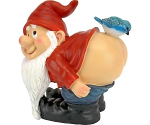 Moonie Bare Buttocks Gnome