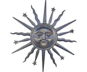 Wall Decor 35" Copper Sun