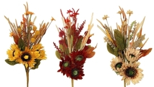 22" Fall Sunflower Bush