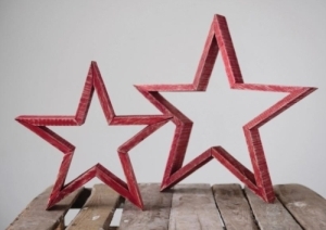 Wood Star Oak Red Astd Sz