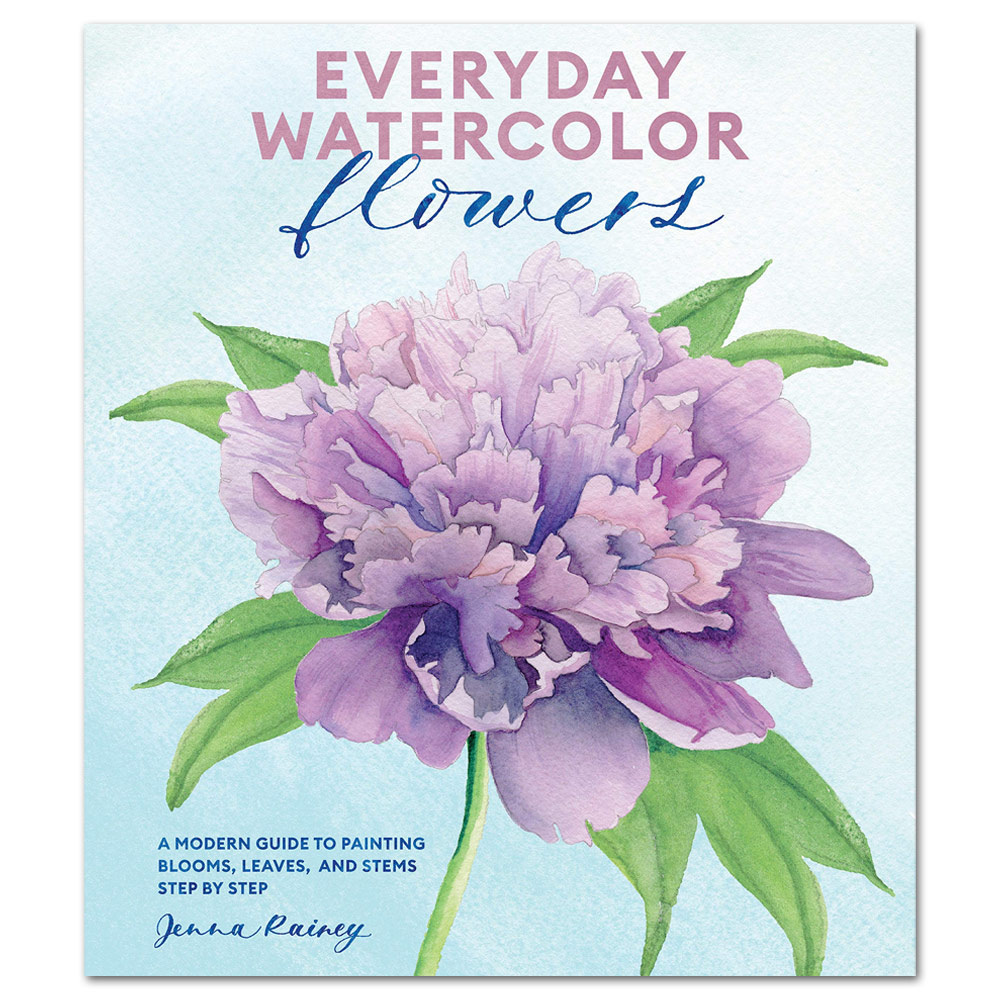 jenna rainey everyday watercolor flowers