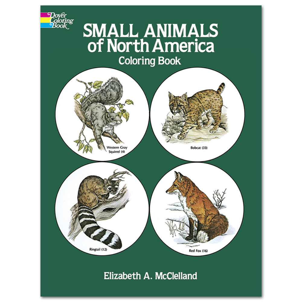 Small Animals of North America Coloring Book