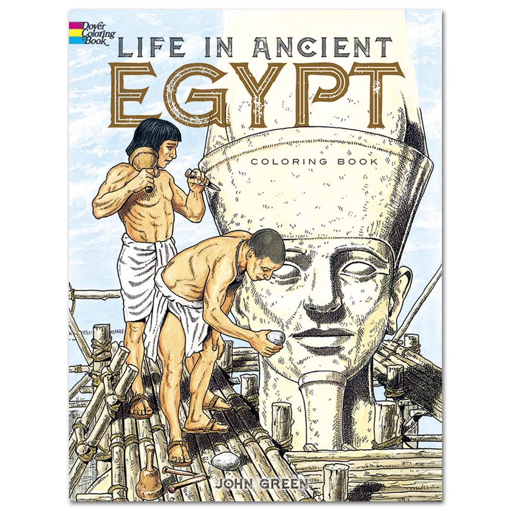 Life in Ancient Egypt Coloring Book