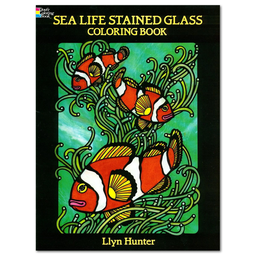Sea Life Stained Glass Coloring Book