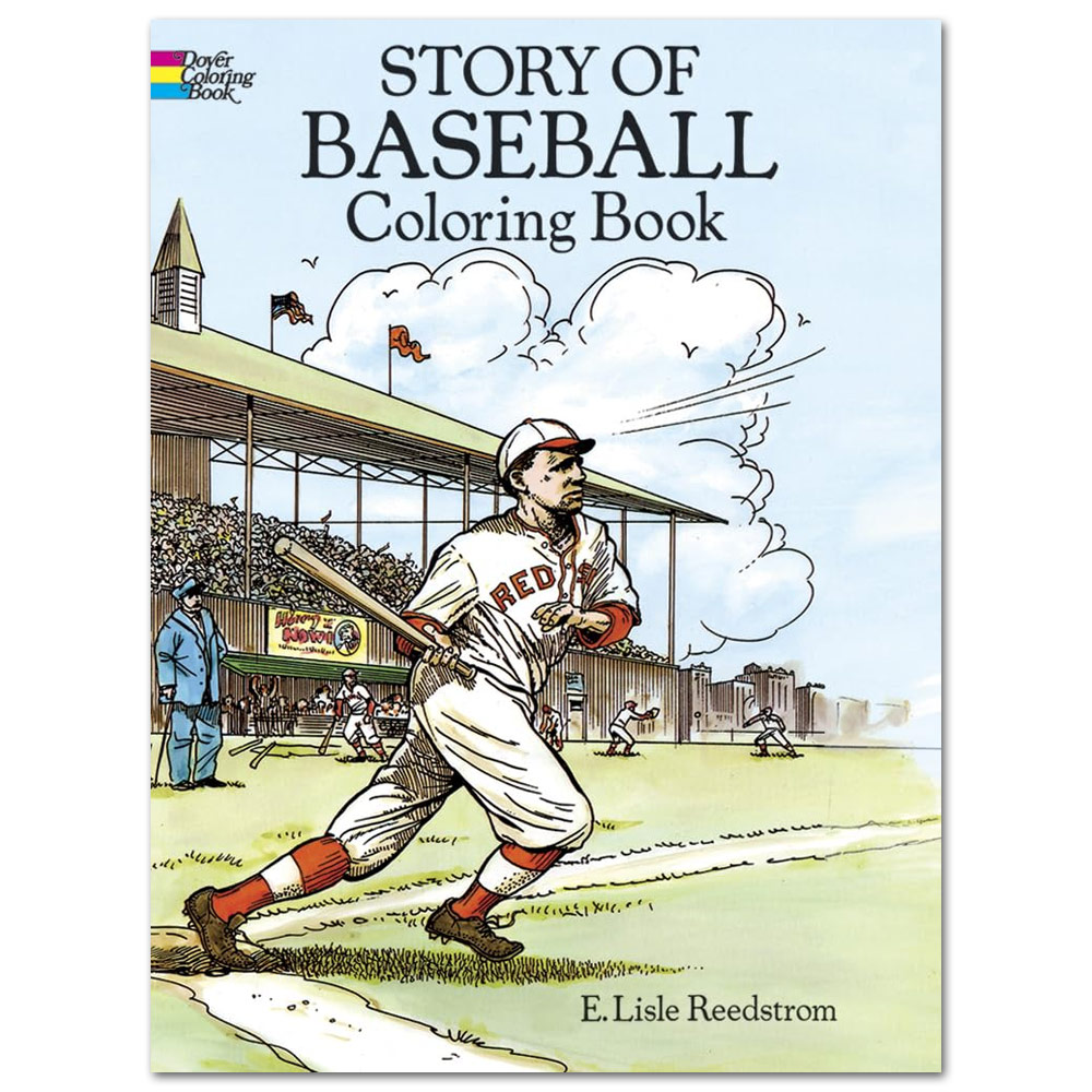 Story of Baseball Coloring Book