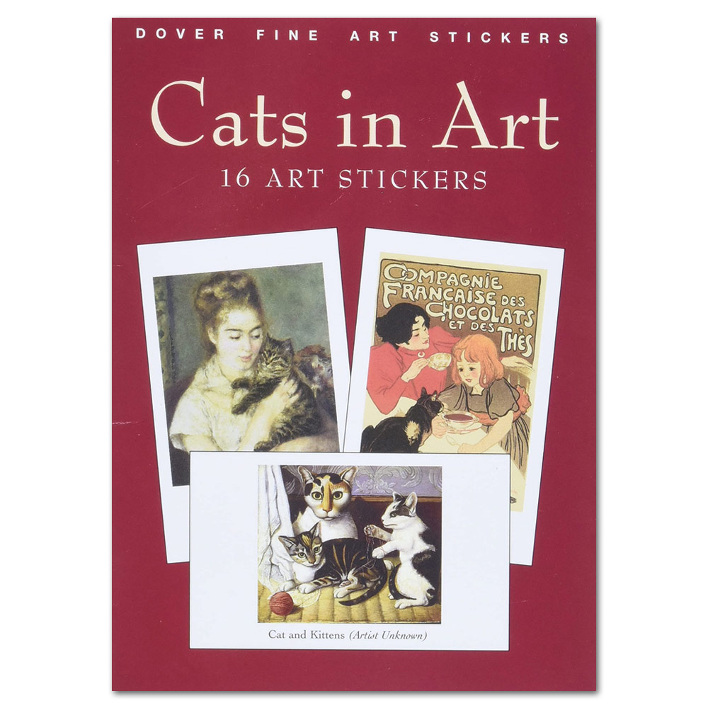 Cats in Art: 16 Art Stickers