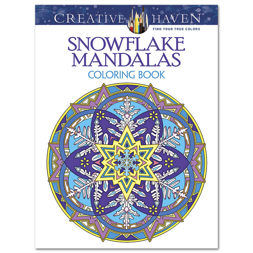 Creative Haven Snowflake Mandalas Coloring Book
