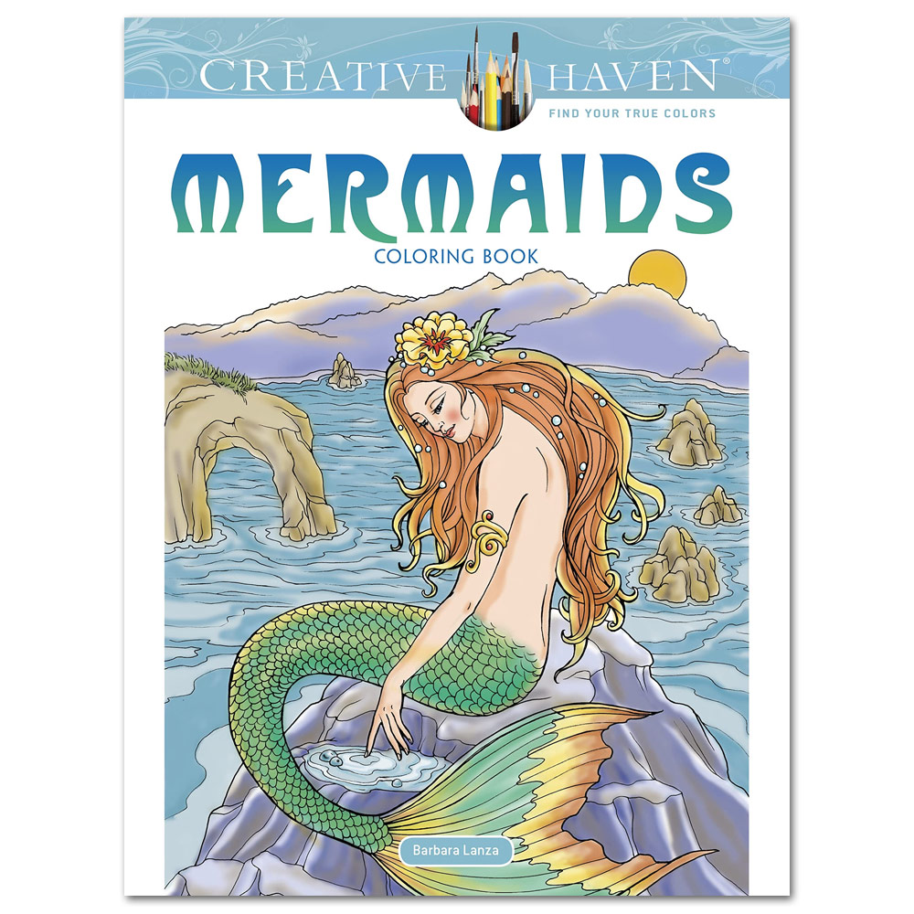 Departments Creative Haven Mermaids Coloring Book