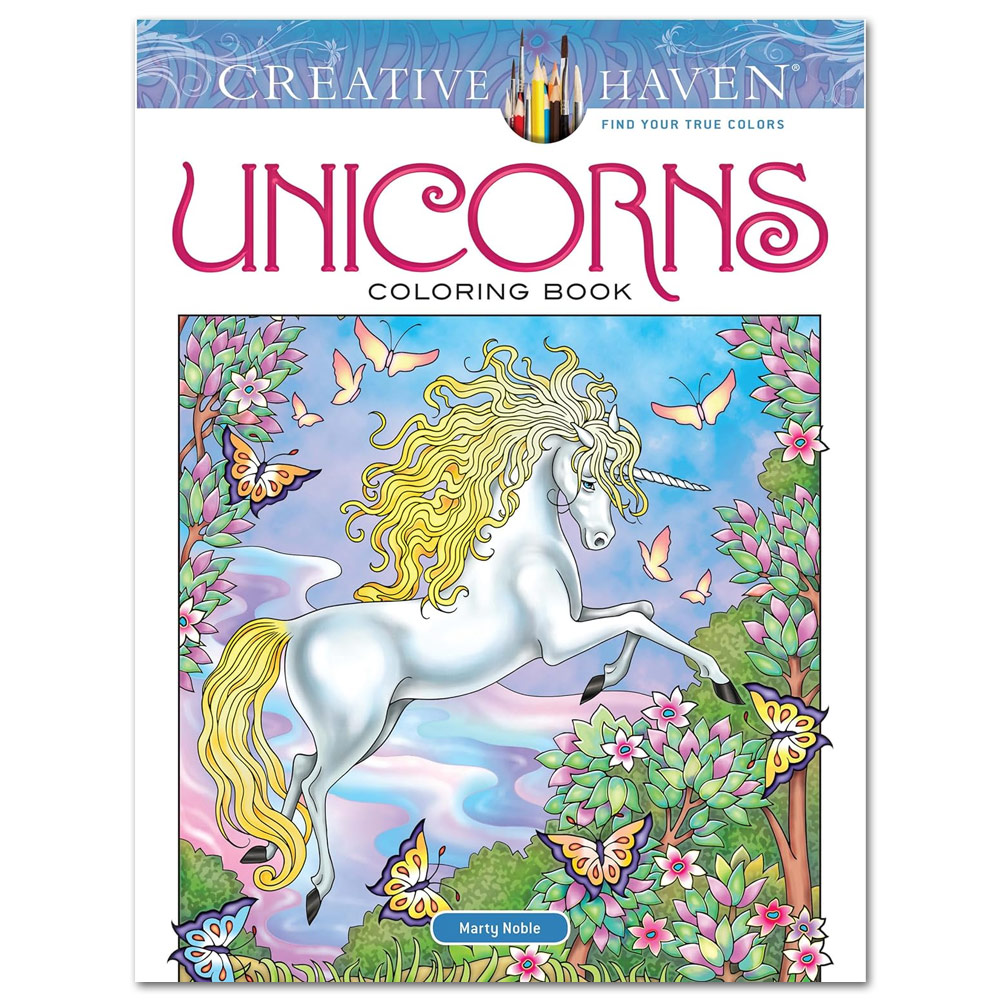 Creative Haven Unicorns Coloring Book