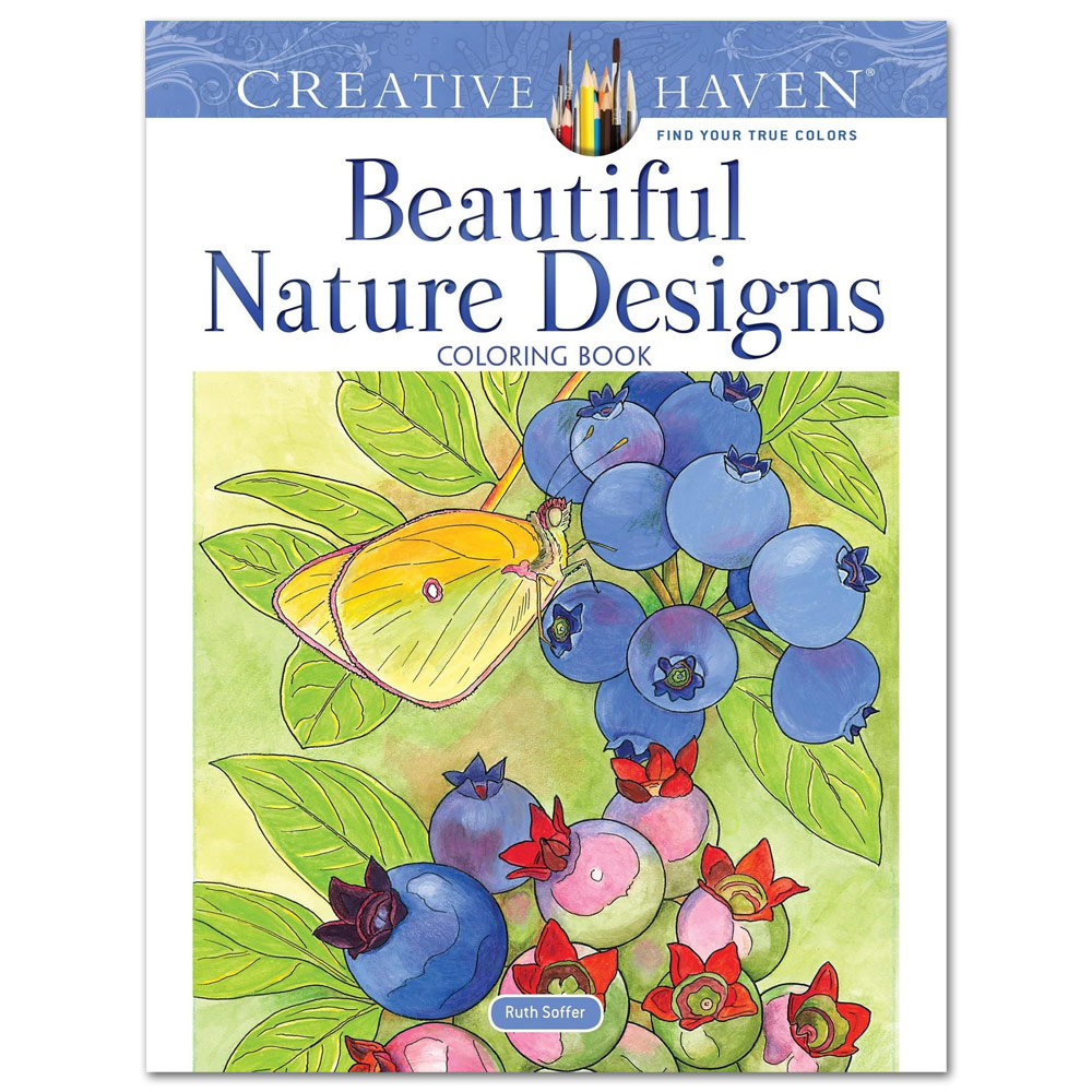 Creative Haven Beautiful Nature Designs Coloring Book