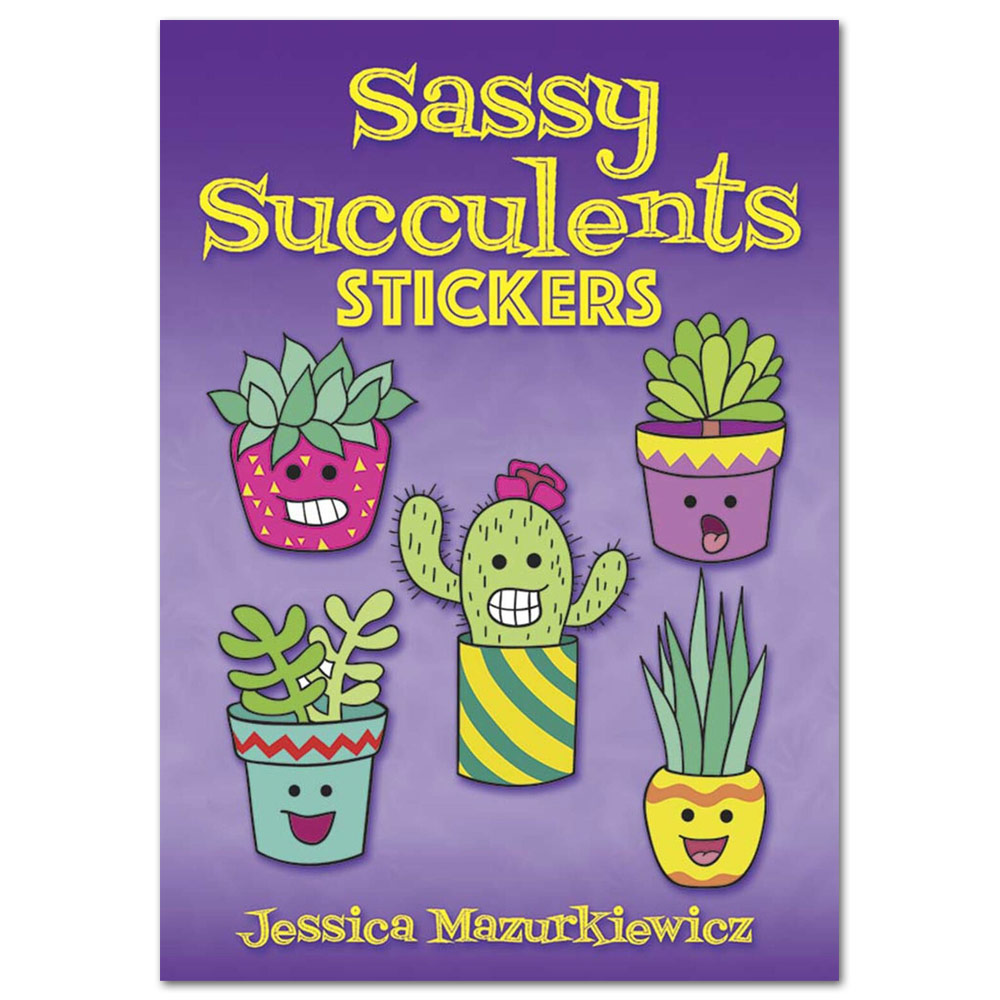 Sassy Succulents Stickers