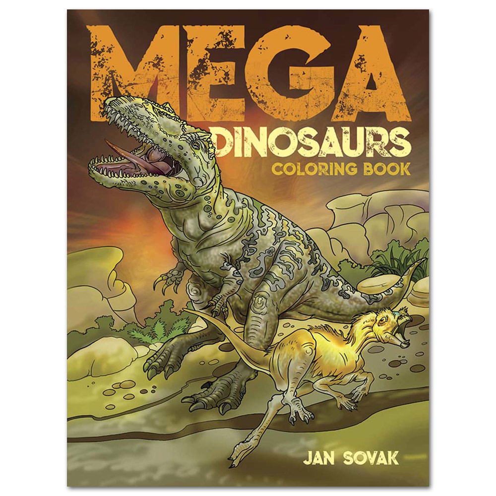 Mega Dinosaurs Coloring Book