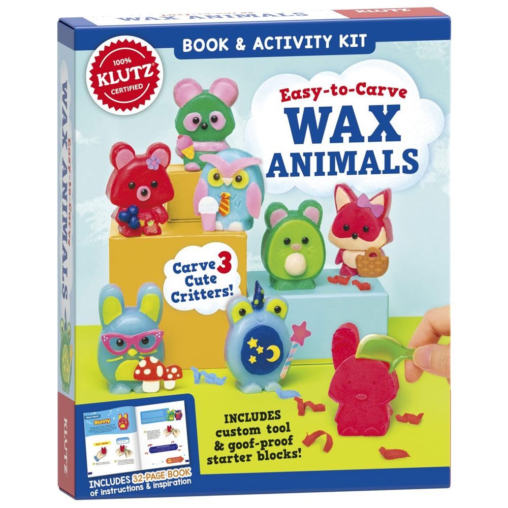 Klutz Easy To Carve Wax Animals