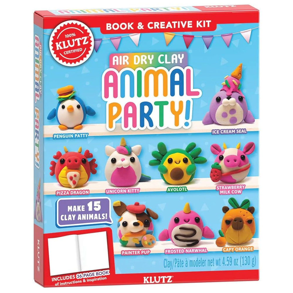 Klutz Air Dry Clay Animal Party!