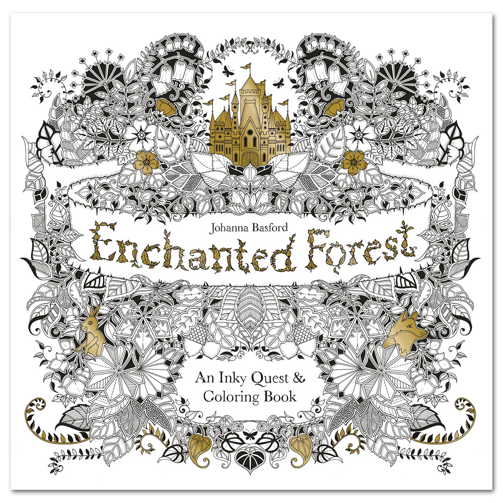 Enchanted Forest: An Inky Quest & Coloring Book - Johanna Basford