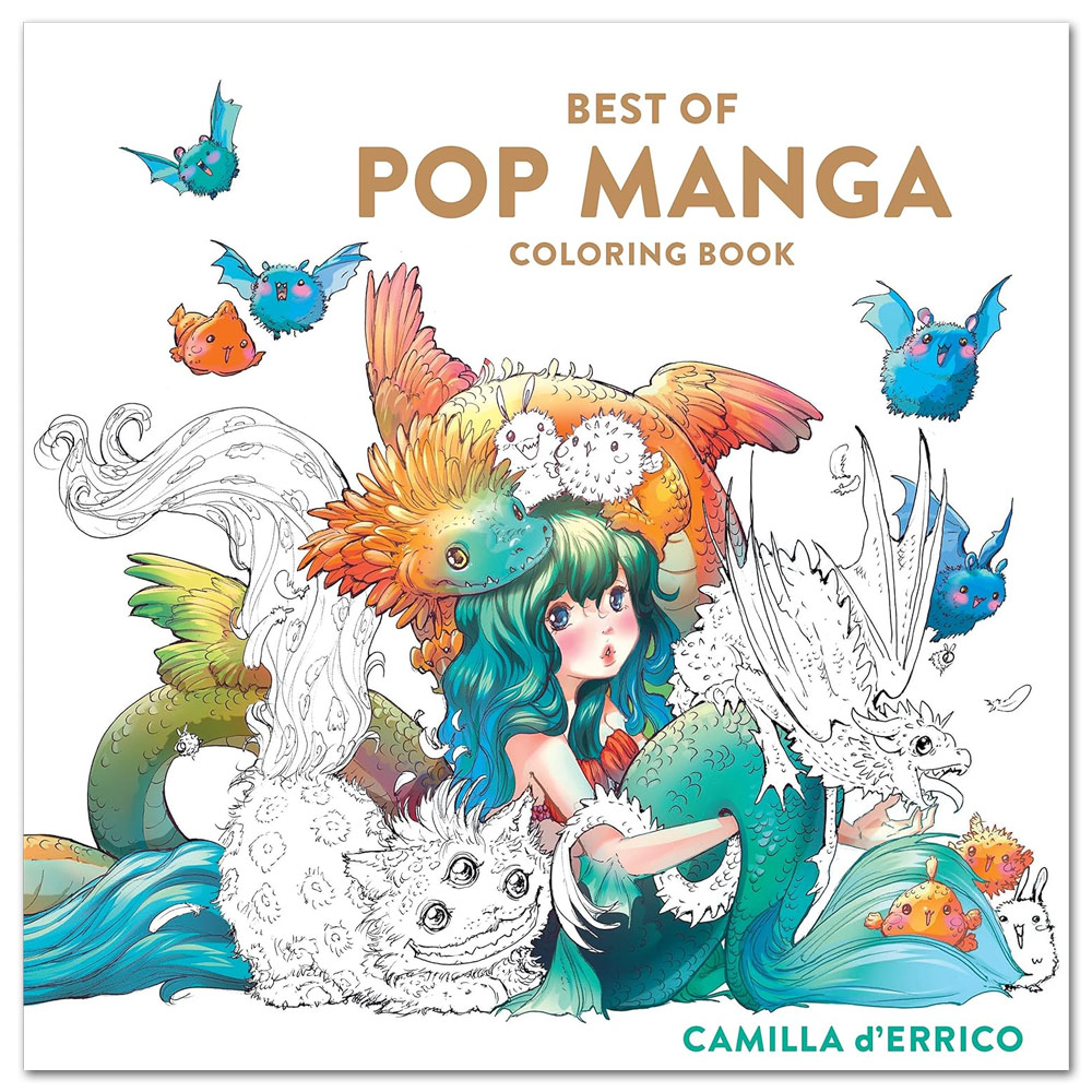 Best of Pop Manga Coloring Book