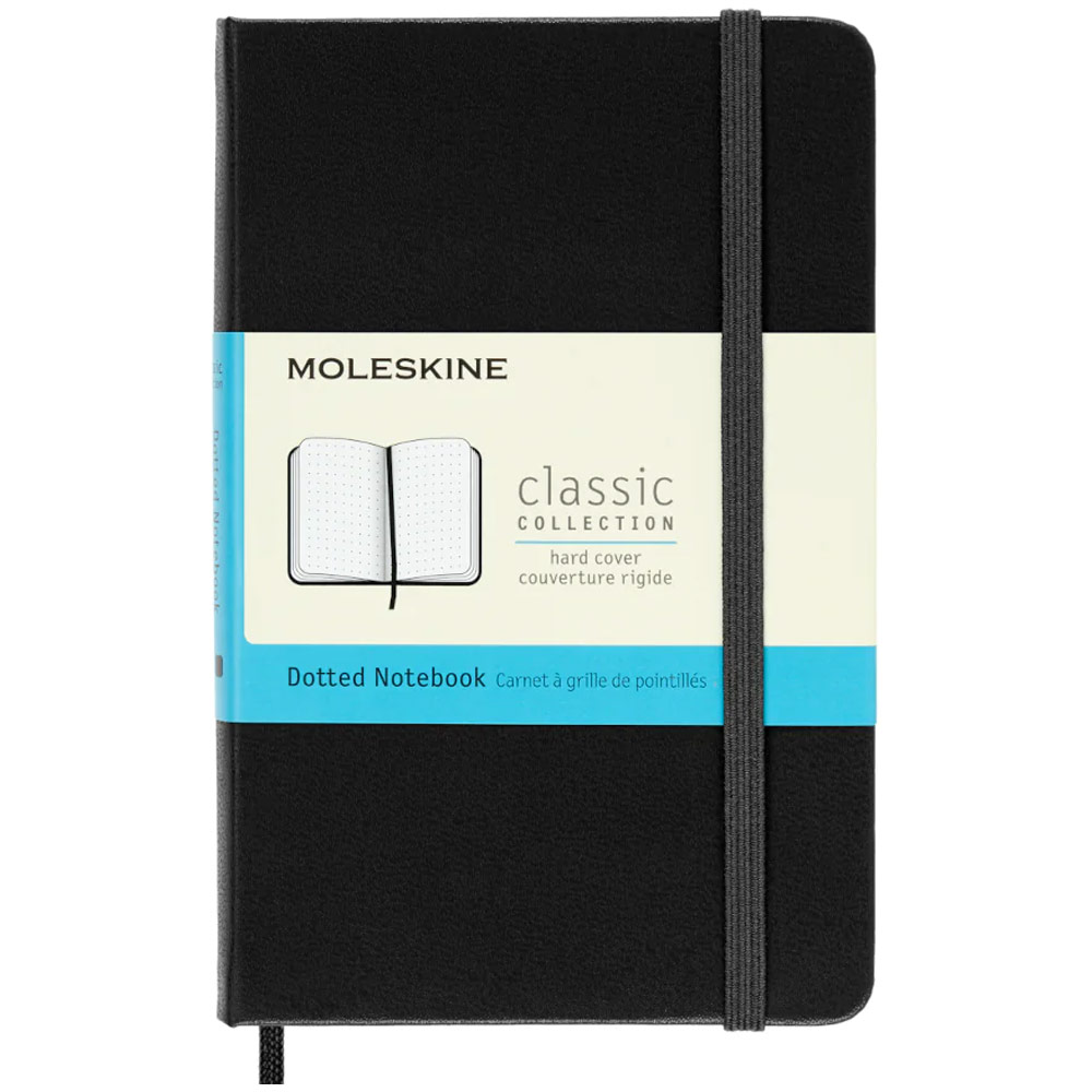 Moleskine Classic Notebook Large Softcover 5"x8-1/4" Plain Black