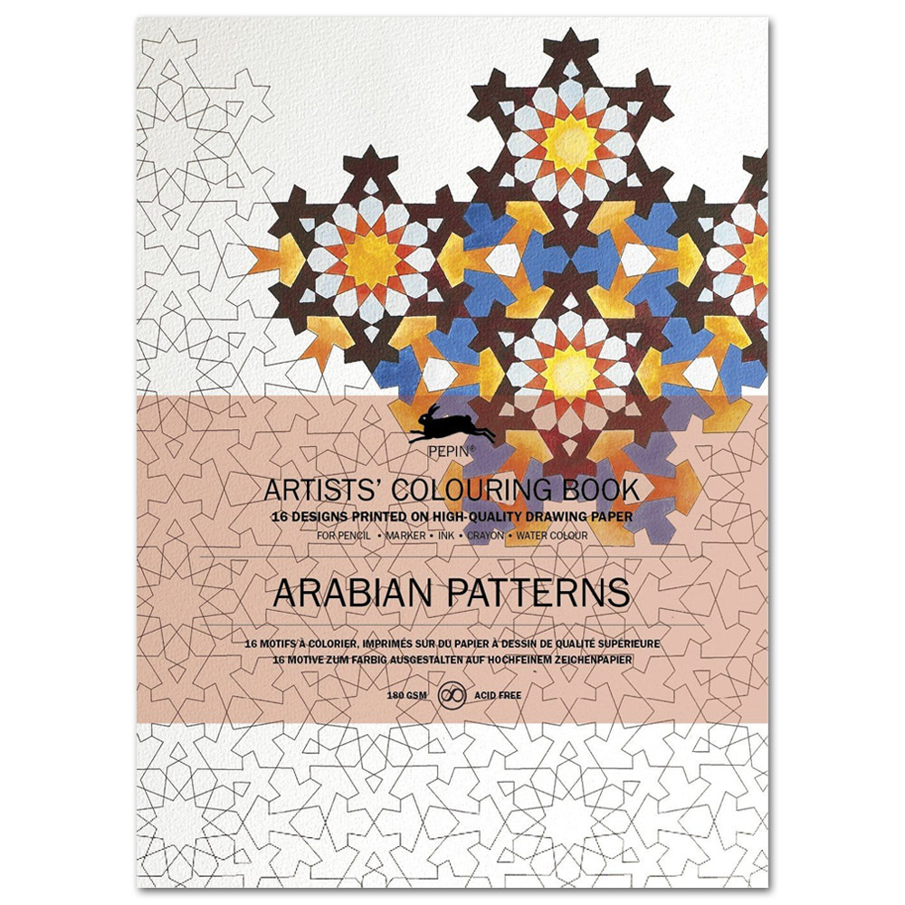 Pepin Press Artists' Coloring Book Arabian Patterns