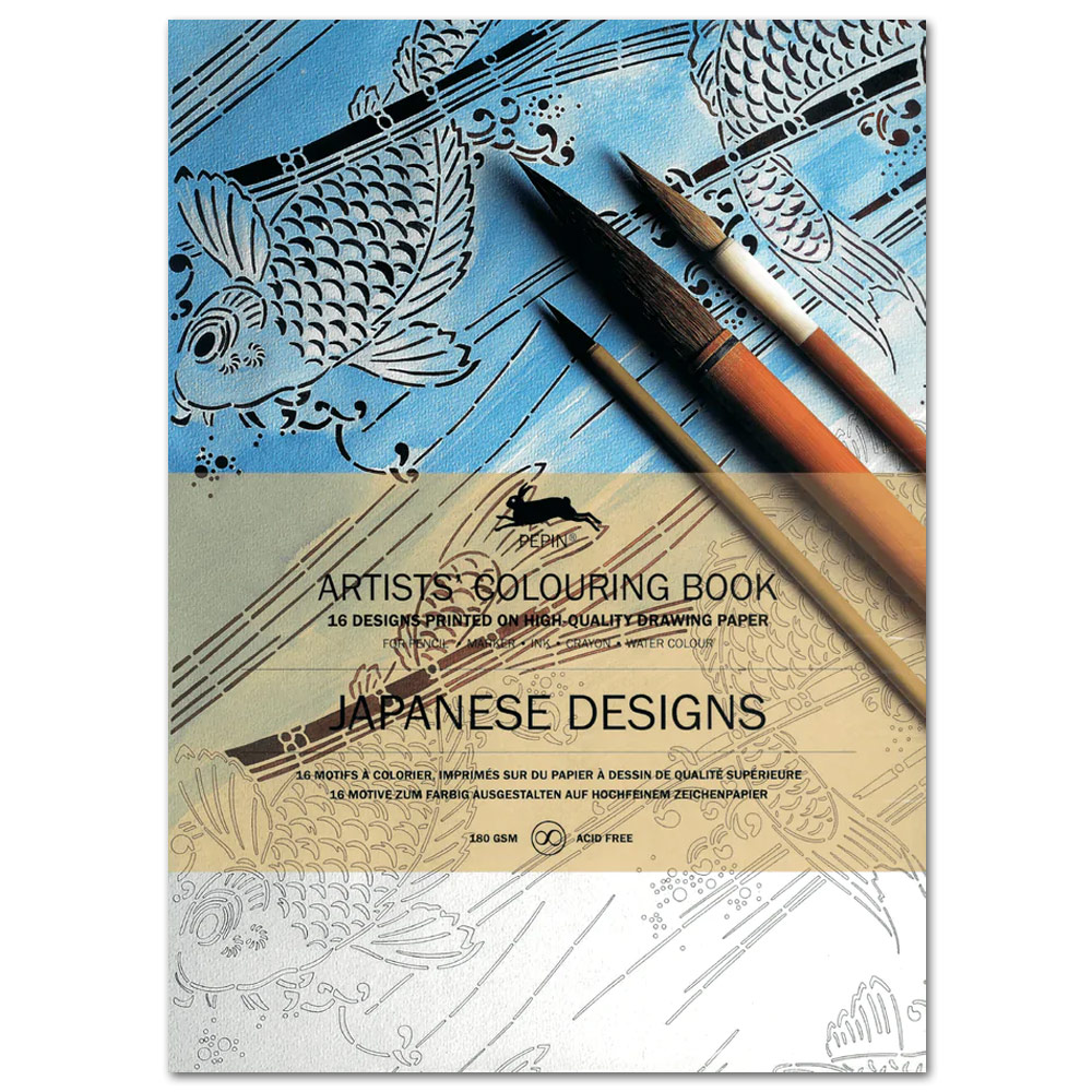 Pepin Press Artists' Coloring Book Japanese Designs
