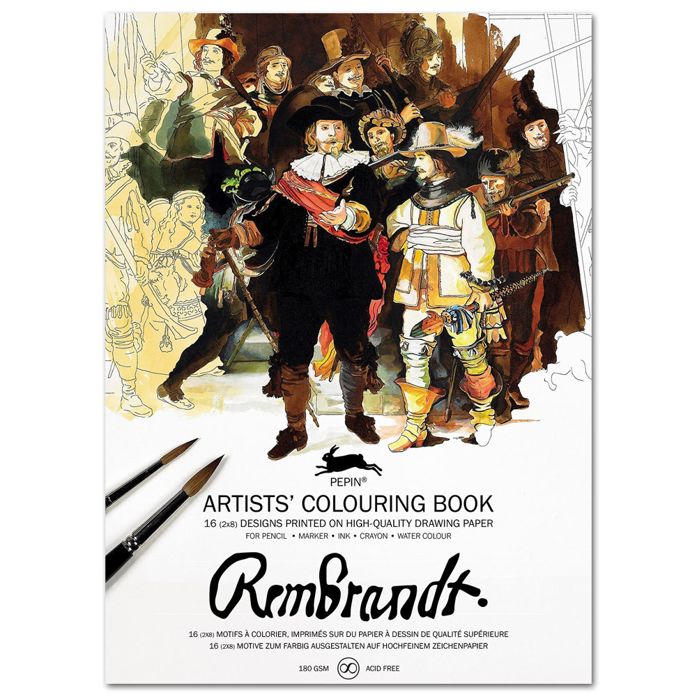 Pepin Press Artists' Coloring Book Rembrandt