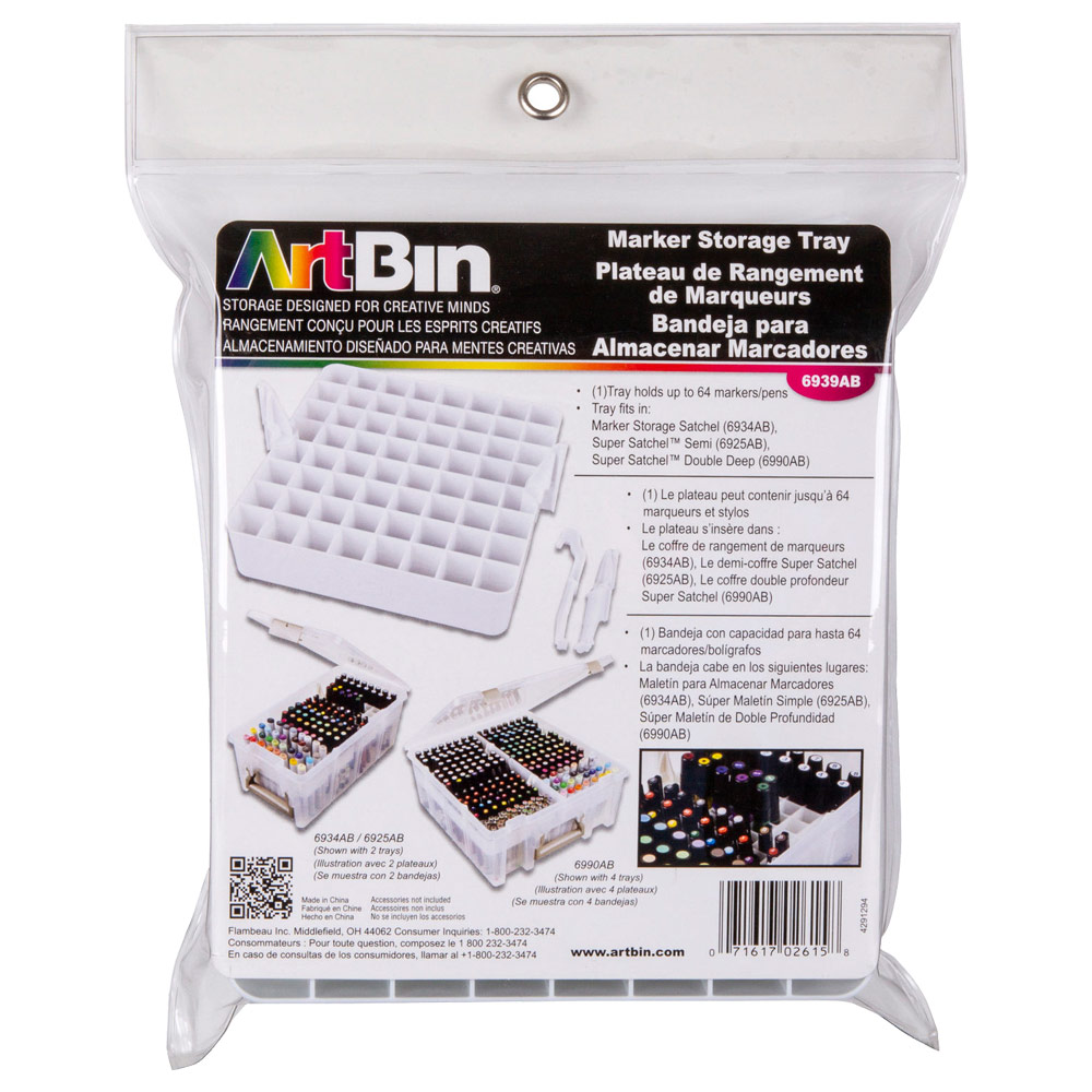 ArtBin Marker Storage Tray White