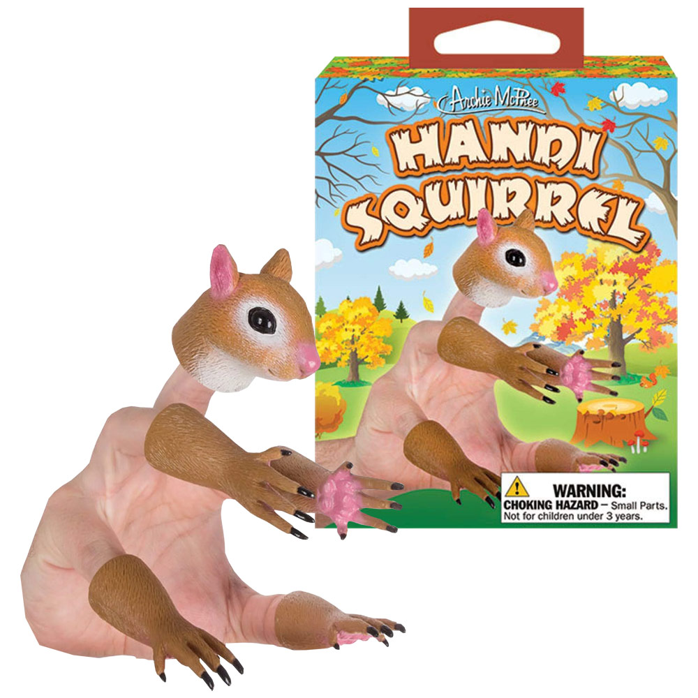 Handisquirrel - Squirrel Finger Puppet – Archie McPhee