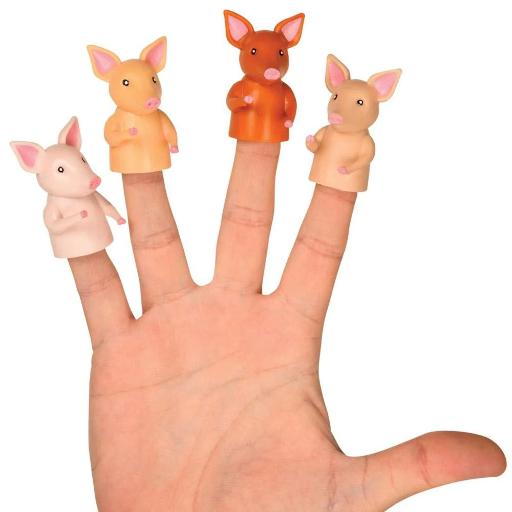 Archie McPhee Finger Puppet Pigs