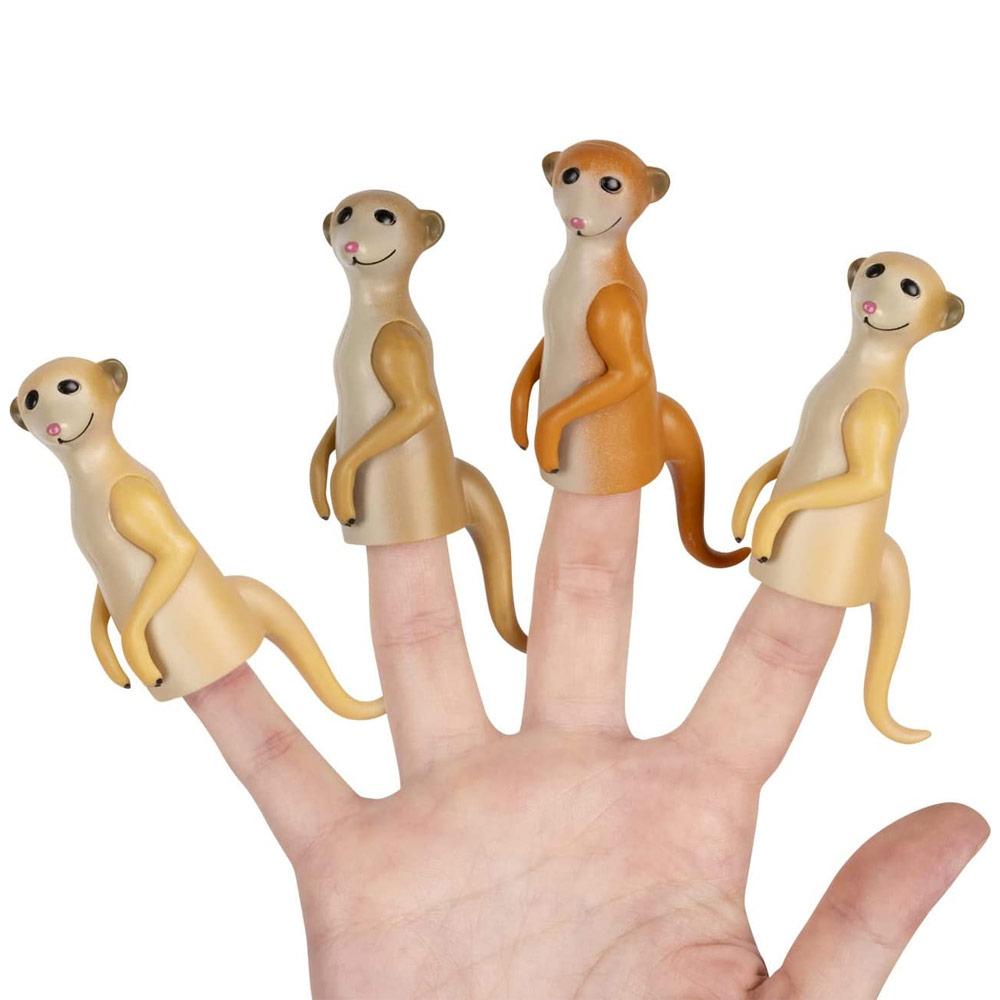 Archie McPhee Finger Puppet Meerkats
