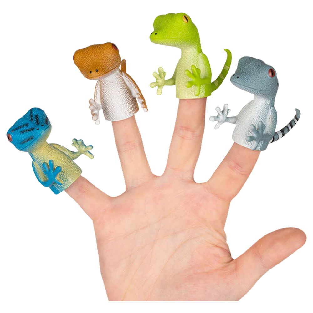 Archie McPhee Finger Puppet Geckos