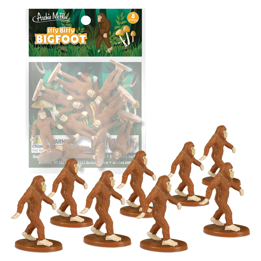 Archie McPhee Itty Bitty Big Foot 8 Set