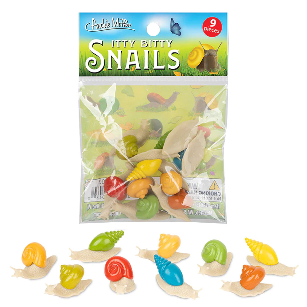 Archie McPhee Itty Bitty Snails 9 Set