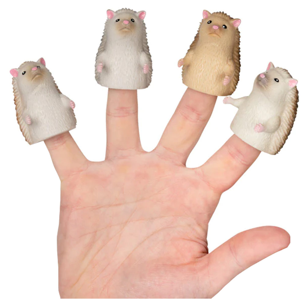 Archie McPhee Finger Puppet Hedgehogs