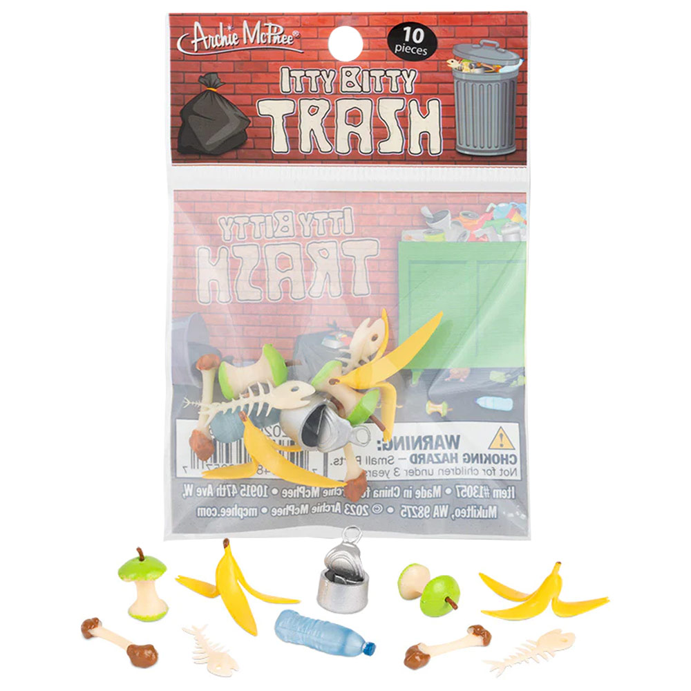Archie McPhee Itty Bitty Trash 10 Set