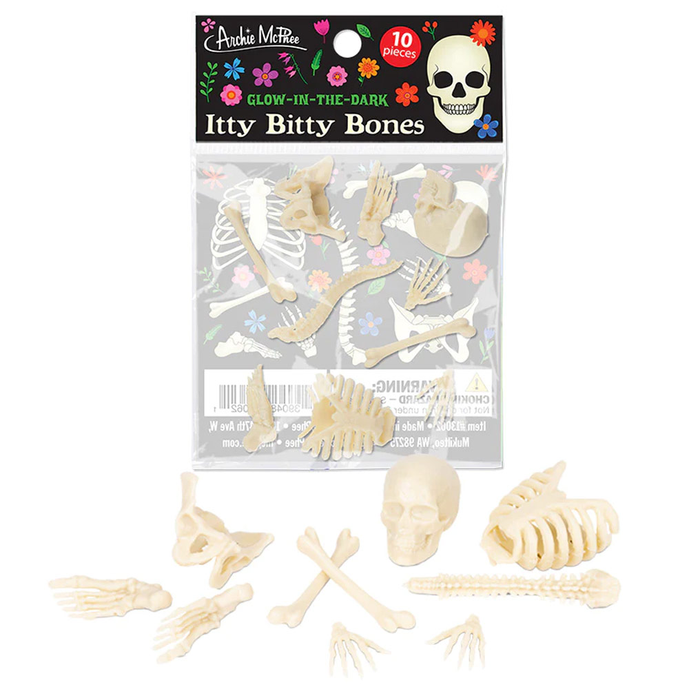 Archie McPhee Itty Bitty Bones 10 Set
