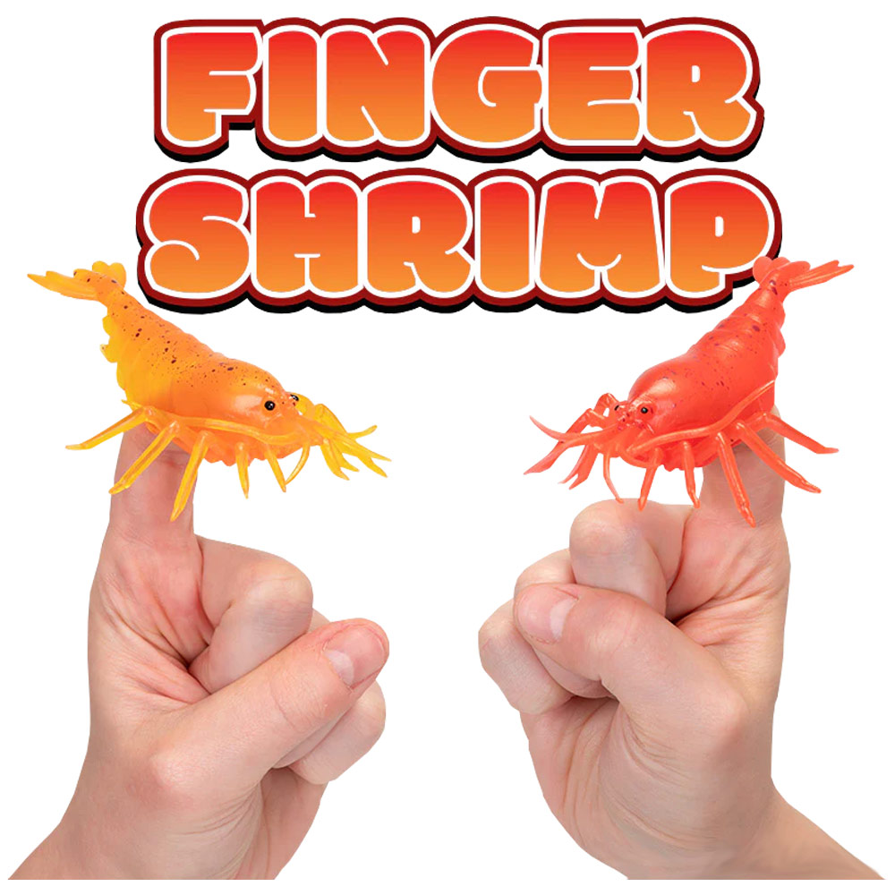 Archie McPhee Finger Puppet Finger Shrimp