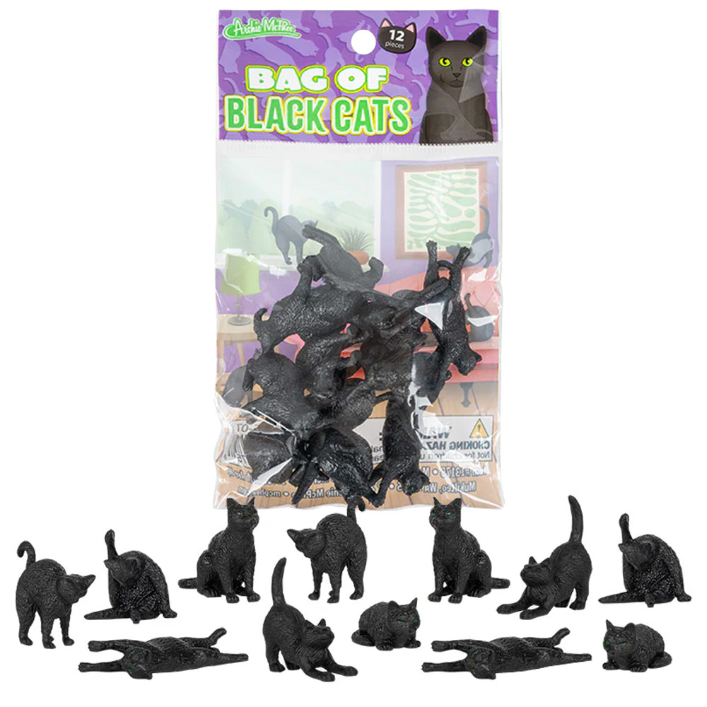 Archie McPhee Bag of Black Cats