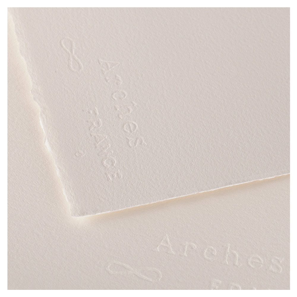 Arches Watercolor Paper Sheet 140lb 3 Pack 22"x30" Cold Press Bright White