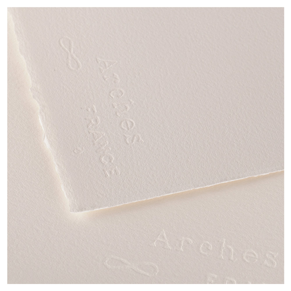 Arches 140lbs Cold Press Watercolor Paper 22" x 30" 10pk - Bright White