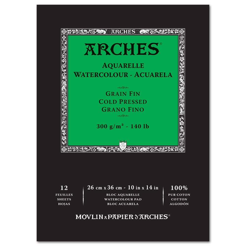Arches Watercolour Block 140 lb. 14" x 20" Cold Press