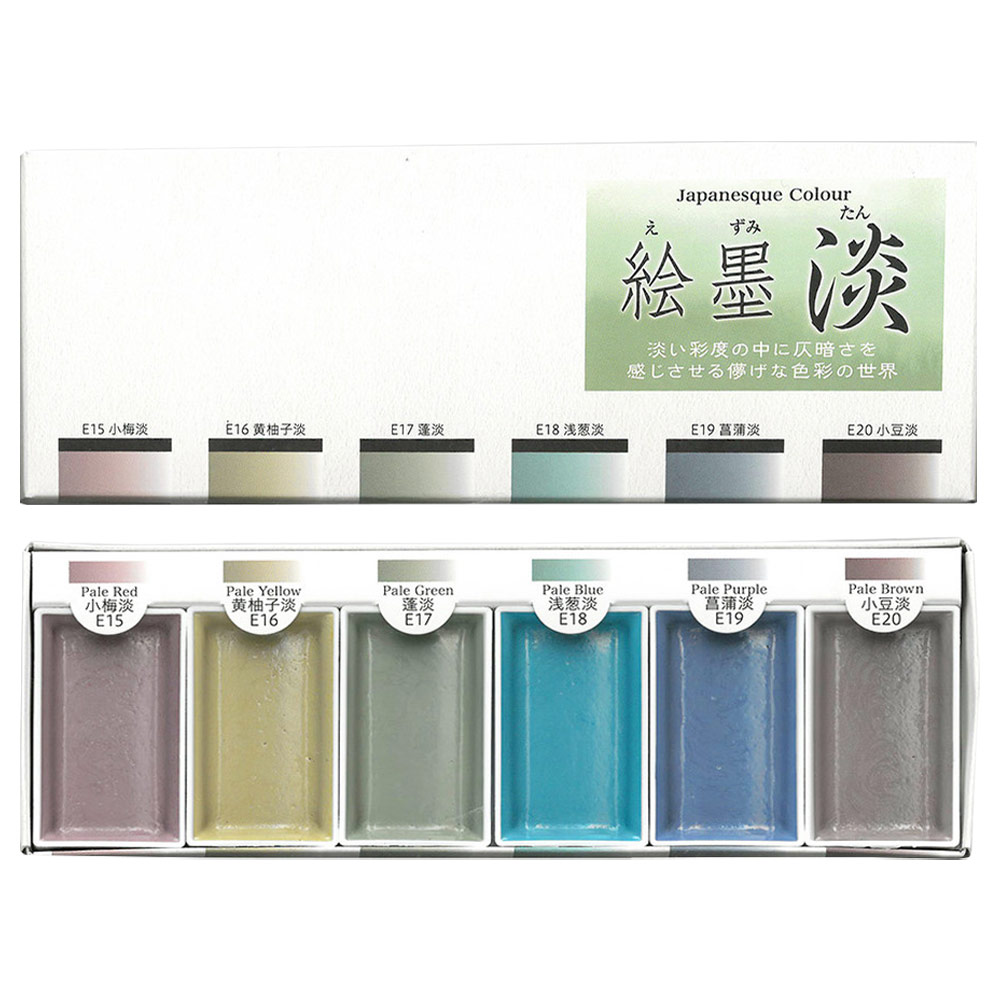 Aitoh Ezumitan Watercolor 6 Set