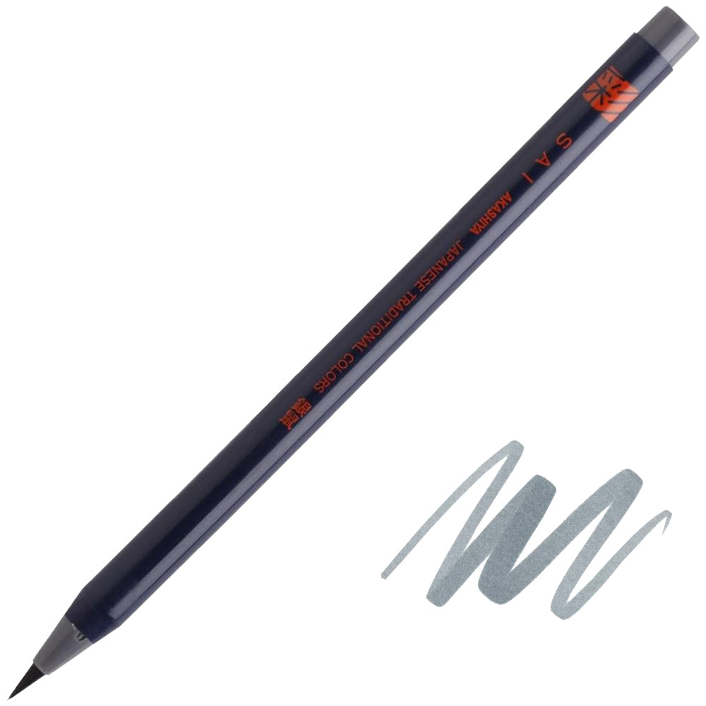 Akashiya SAI Coloring Brush Pen Gray