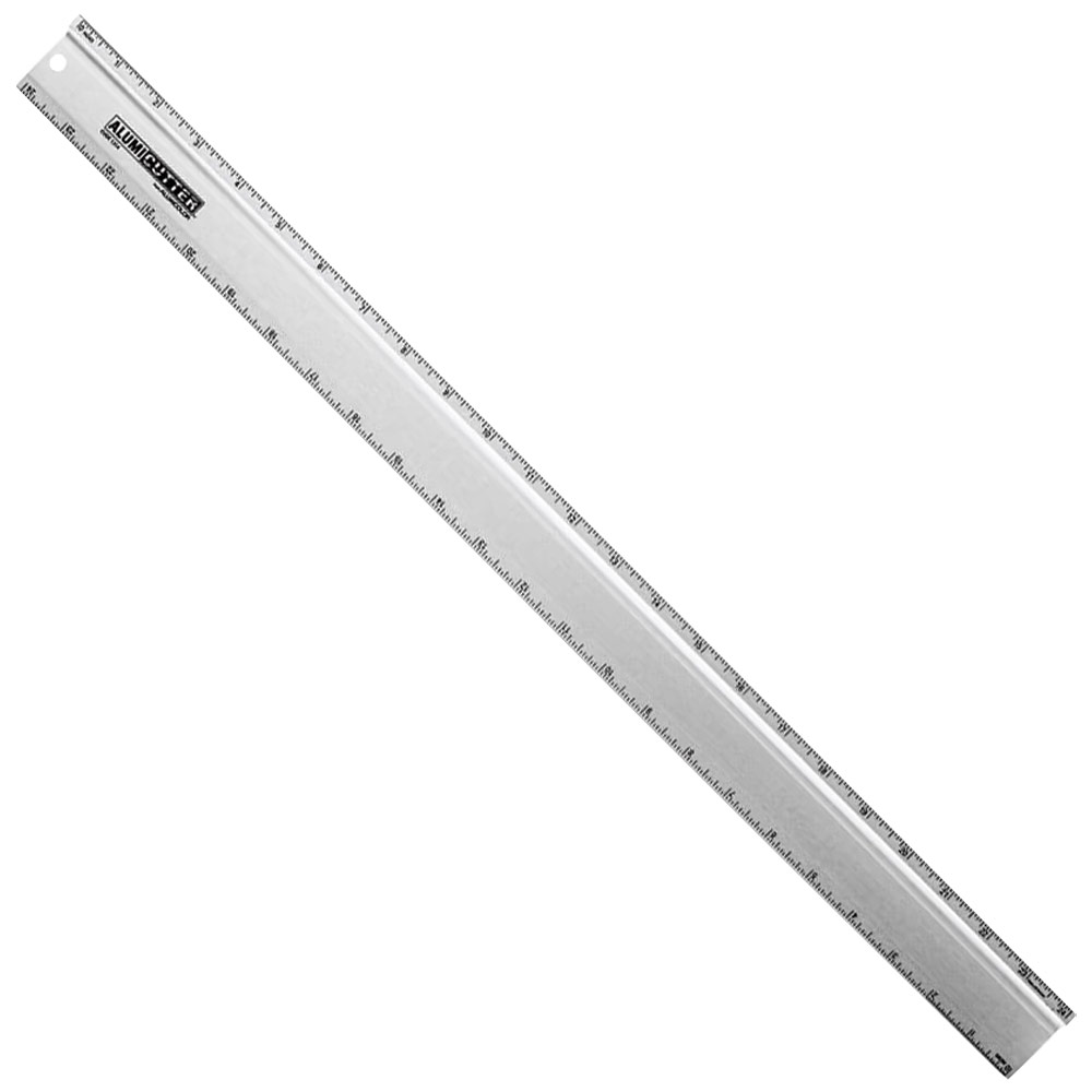 Alumicolor AlumiCutter Aluminum Ruler 24" Silver