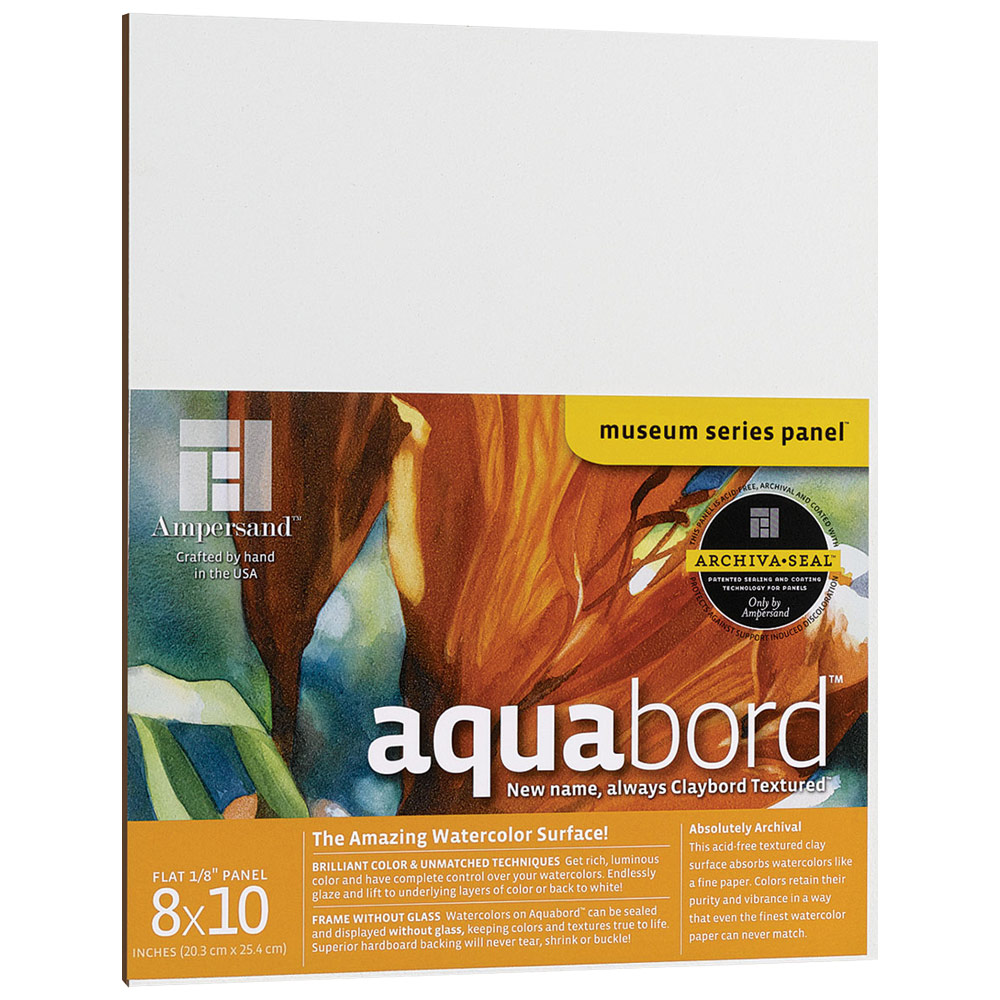 Ampersand Museum Series Aquabord Panel 1/8" Flat 8"x10"
