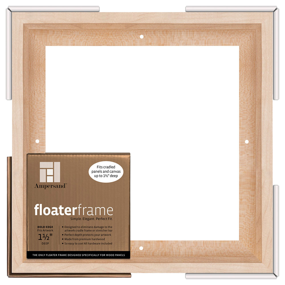 Ampersand Floater Frame Bold 1.5" 10x10 Maple